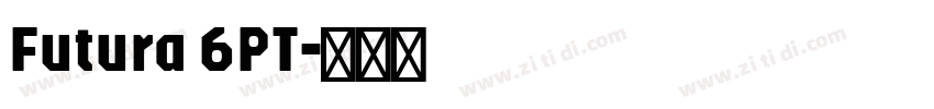 Futura 6PT字体转换